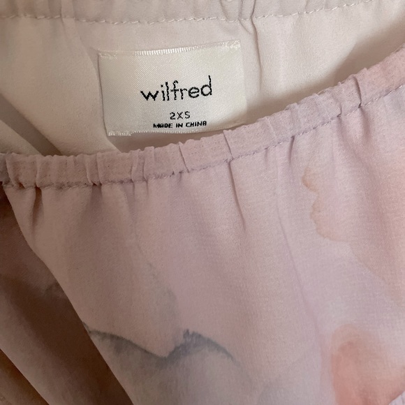 Aritzia Wilfred Bella Slit Dress Light Birch/Pale Sky - Picture 11 of 11